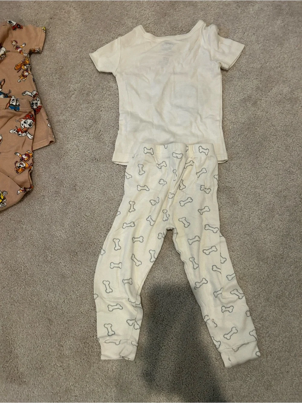 Paw Patrol Pajama Set with Multicolor Character Print